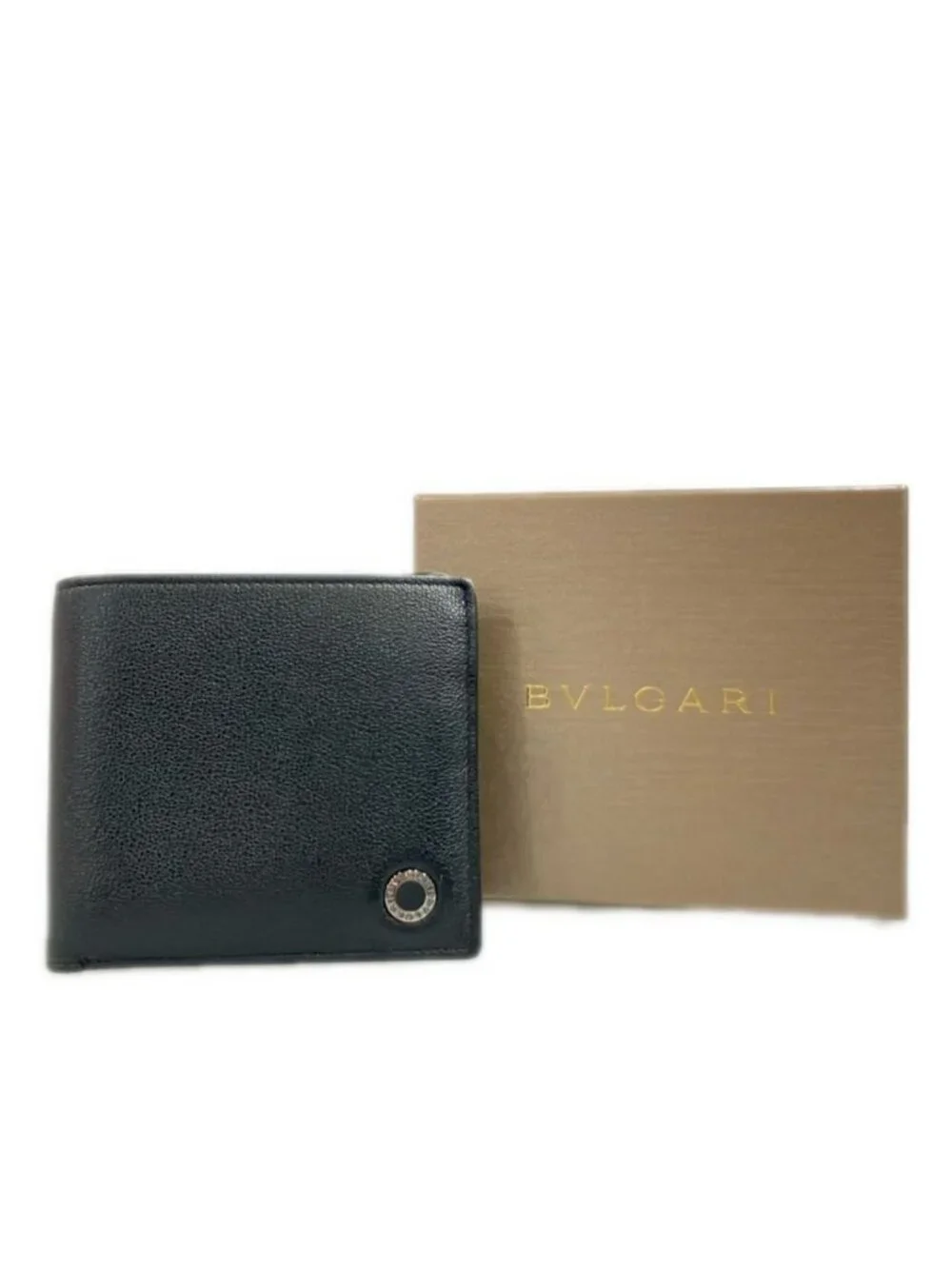 Bvlgari Bifold Wallet Black
